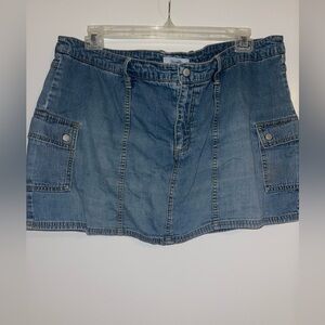 Old Navy Vintage Blue Denim Skort